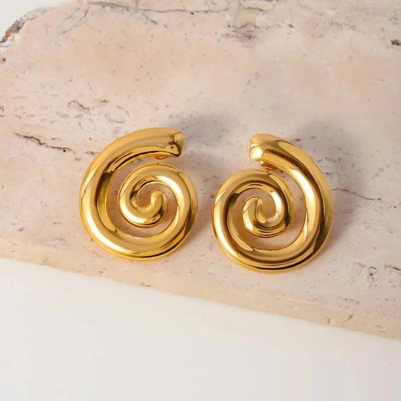 Boucles d'Oreilles Spirales
