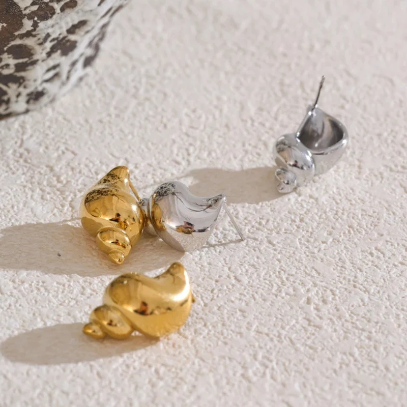 Boucles d'Oreilles Coquillage Marin