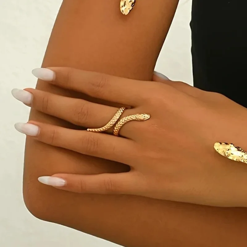Bague Serpent Dorée