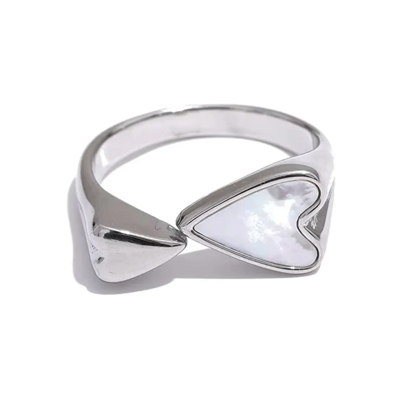 Bague Coeur Nacré