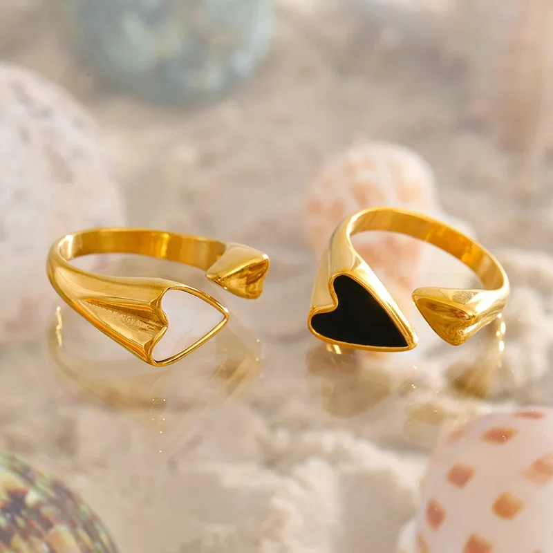Bague Coeur Nacré