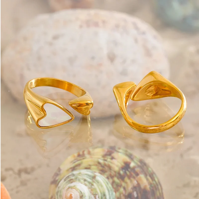 Bague Coeur Nacré