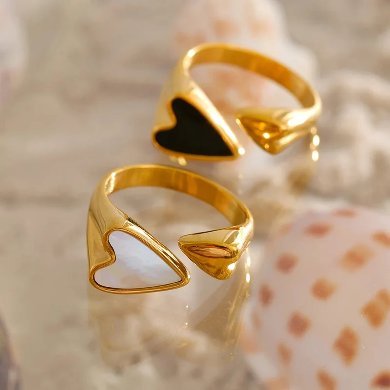 Bague Coeur Nacré