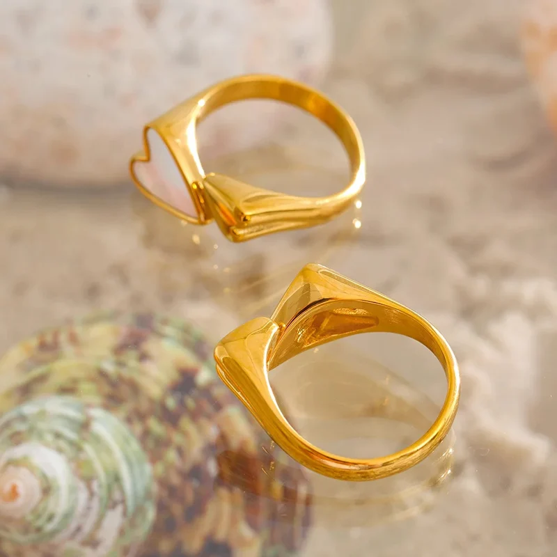 Bague Coeur Nacré