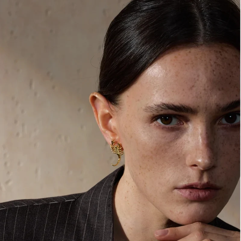 Boucles d'Oreilles Scorpion Femme