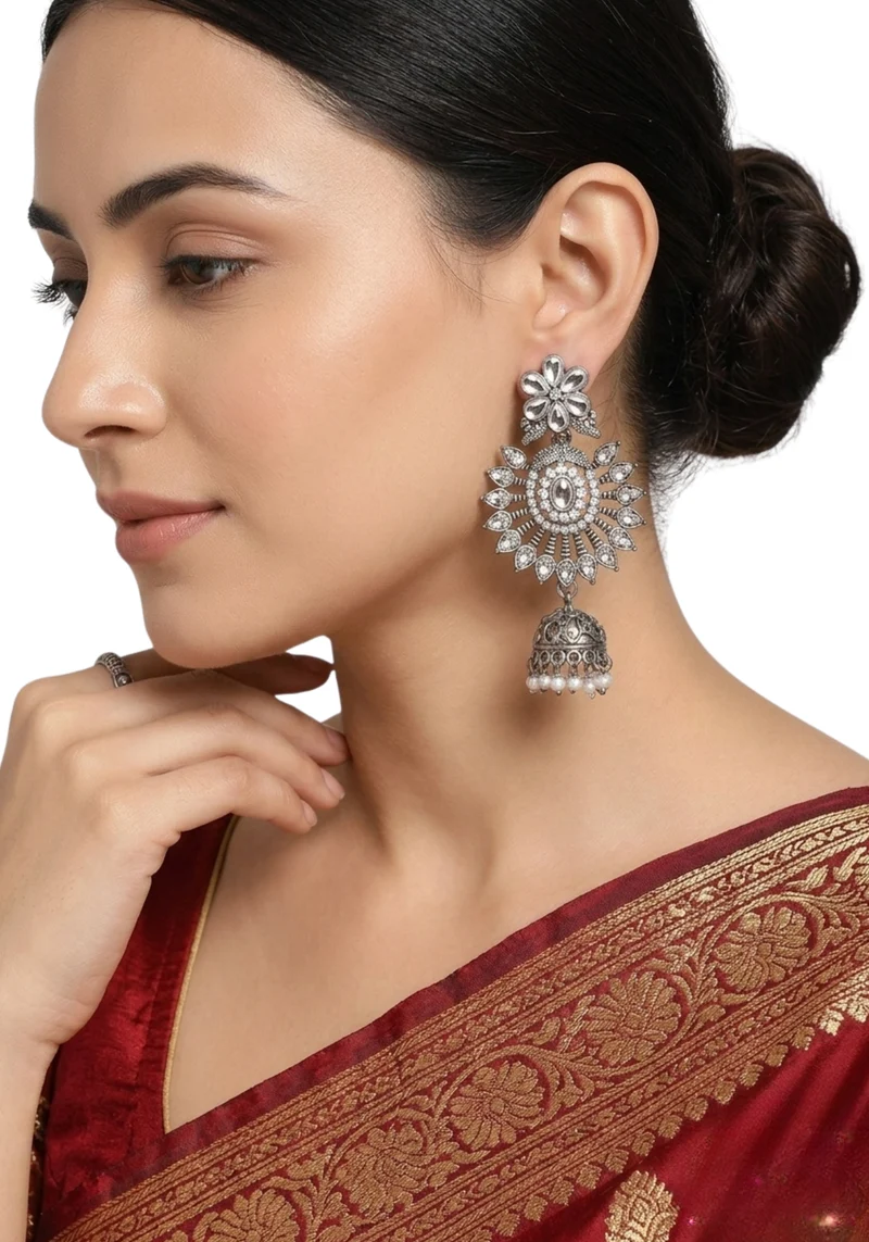 Boucles Indiennes Sandhya – Vieux Argent