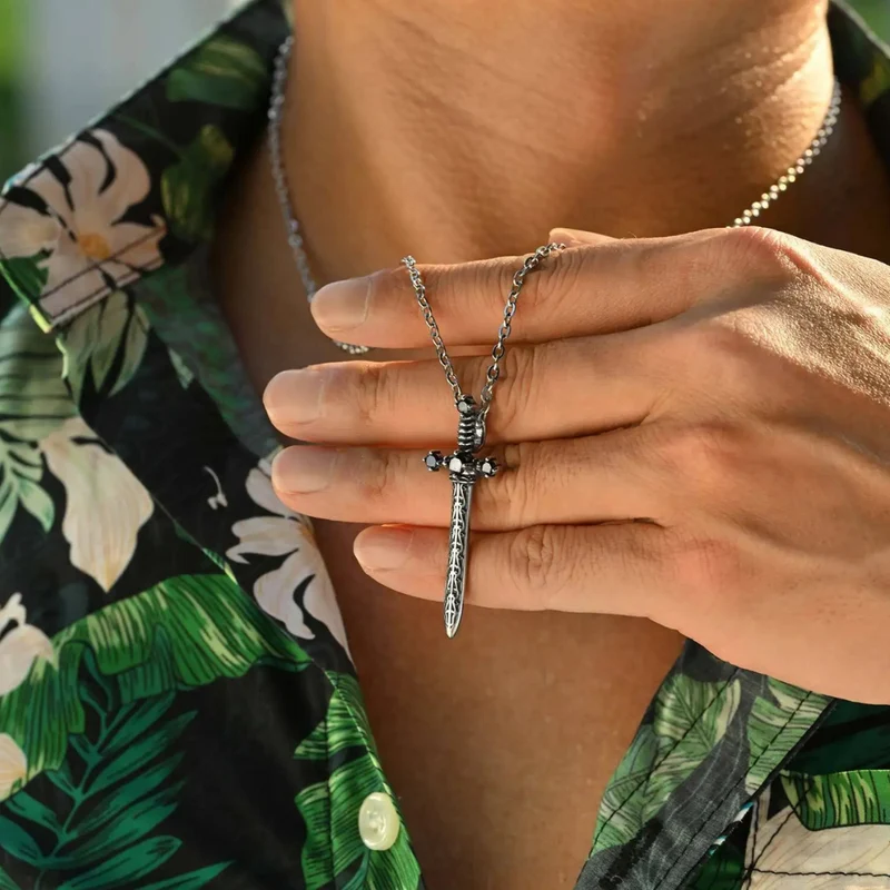 Collier Épée Viking Homme