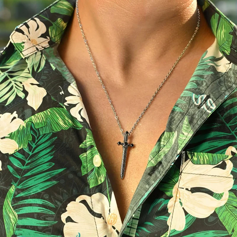 Collier Épée Viking Homme