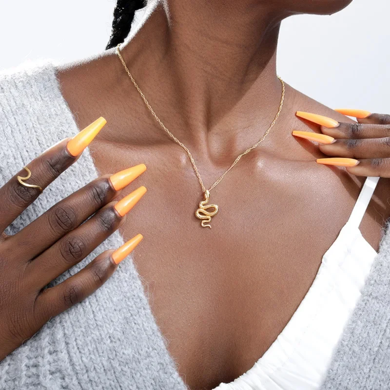 Collier Serpent Or