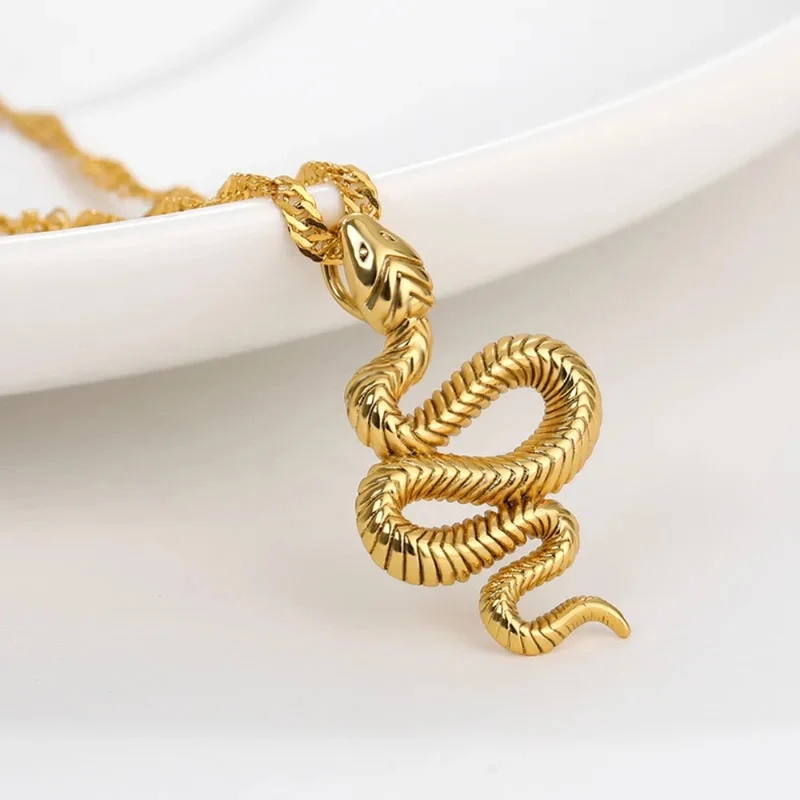 Collier Serpent Or