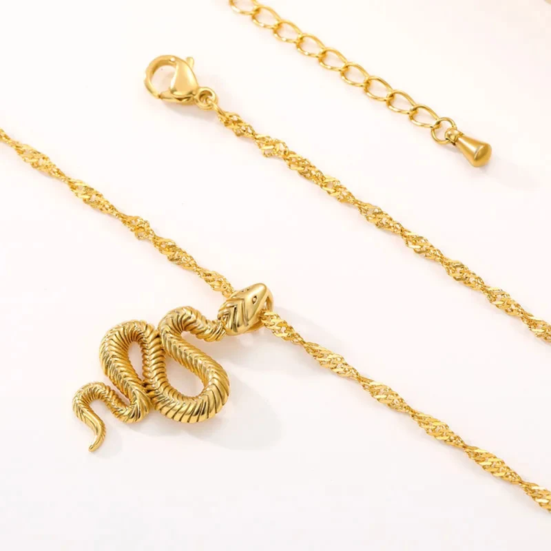 Collier Serpent Or