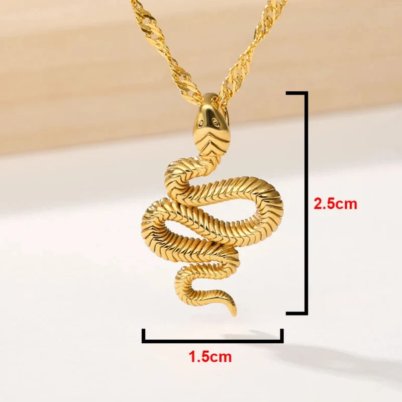 Collier Serpent Or