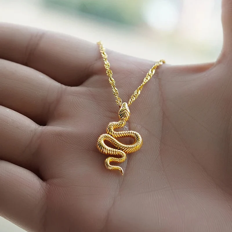 Collier Serpent Or