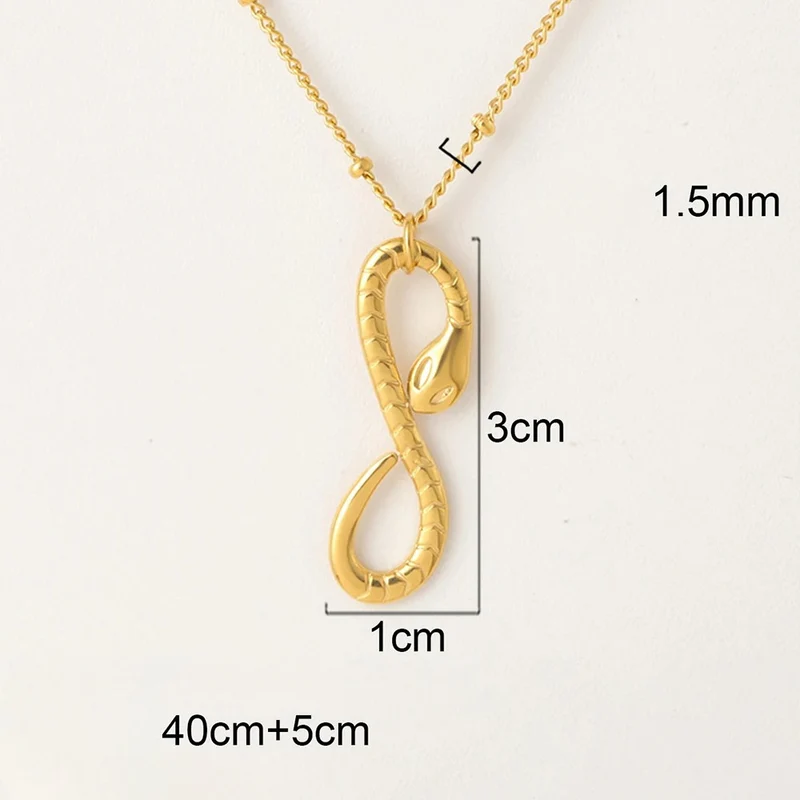 Collier Serpent Infini
