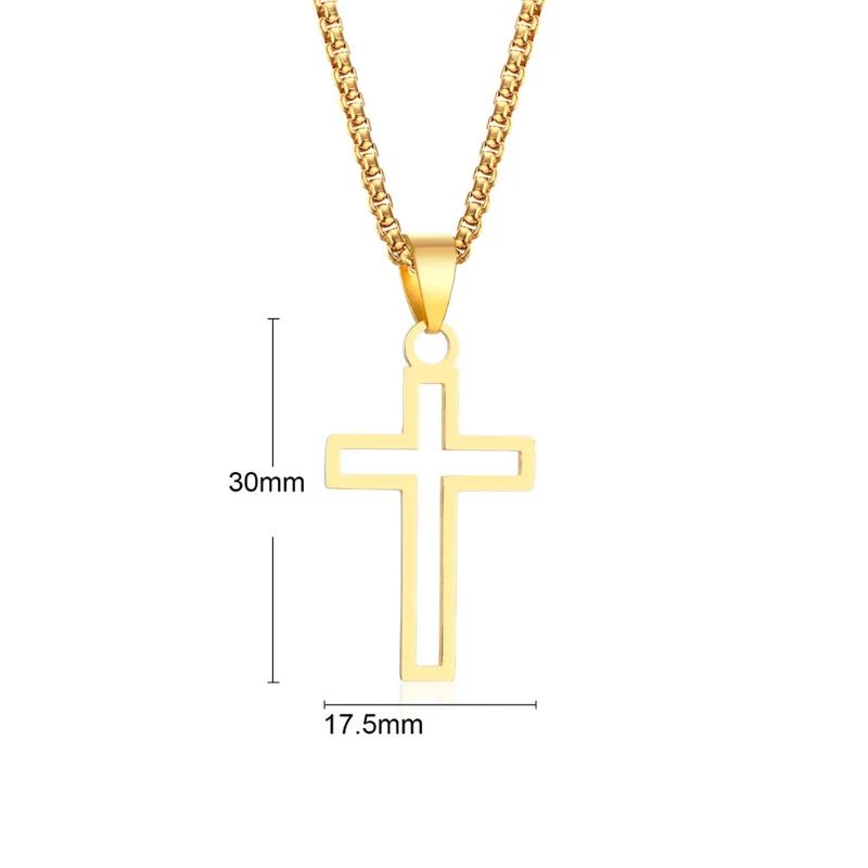 Collier Croix Ajourée Homme