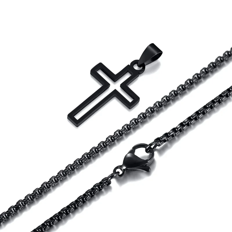 Collier Croix Ajourée Homme
