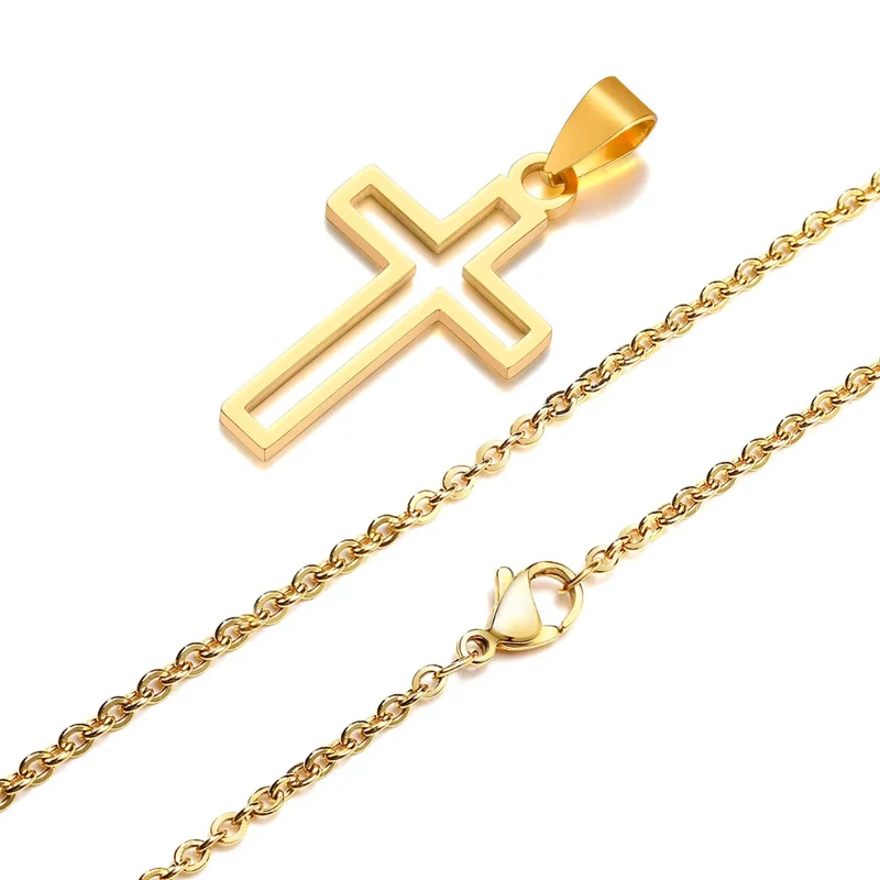 Collier Croix Ajourée Homme