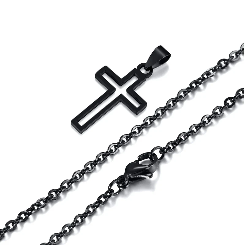 Collier Croix Ajourée Homme
