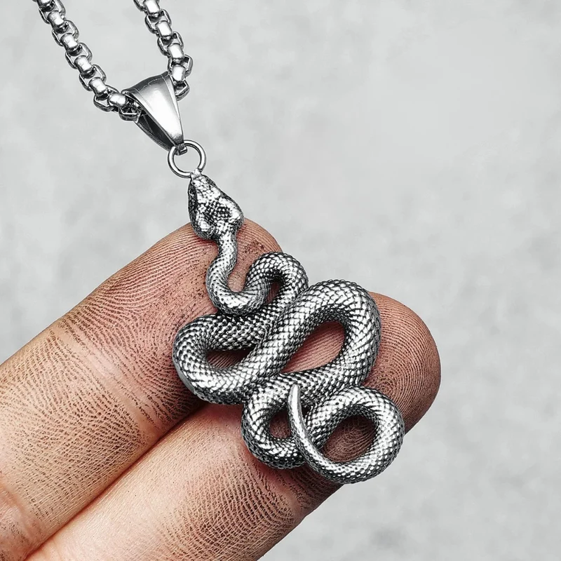 Collier Vipère Homme