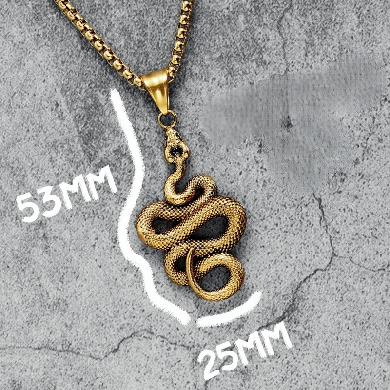 Collier Vipère Homme