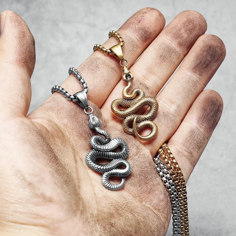 Collier Vipère Homme