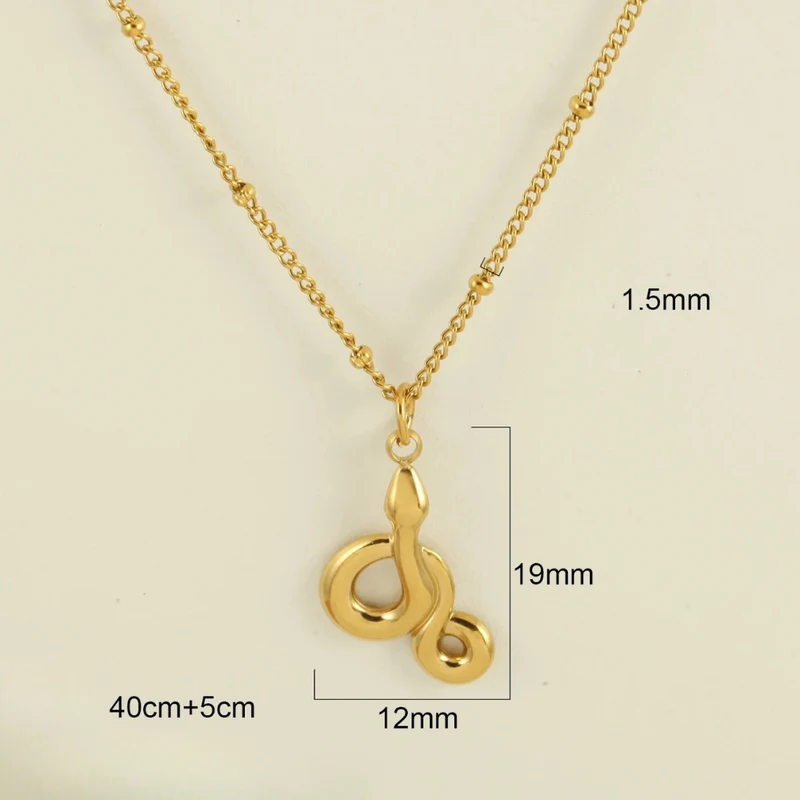 Collier Serpent Élégant