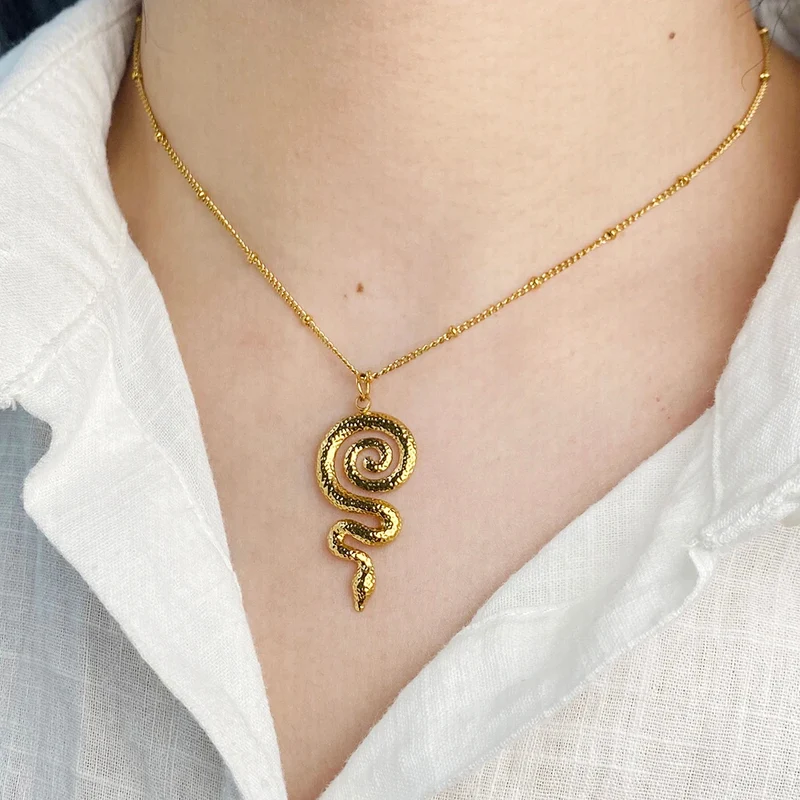 Collier Serpent Cercle