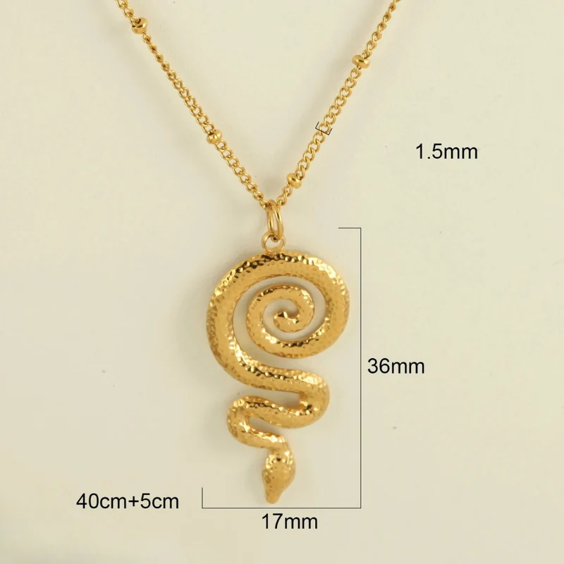 Collier Serpent Cercle