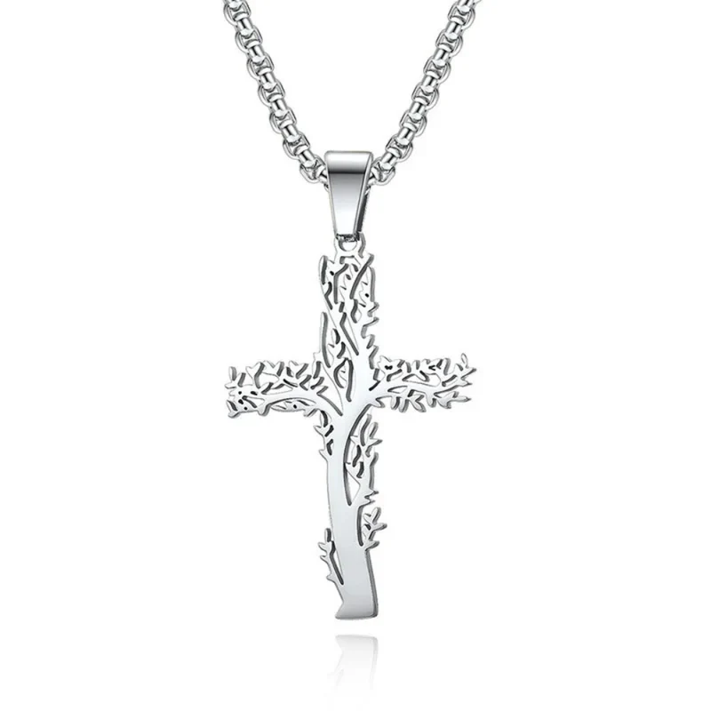 Collier Croix Arbre