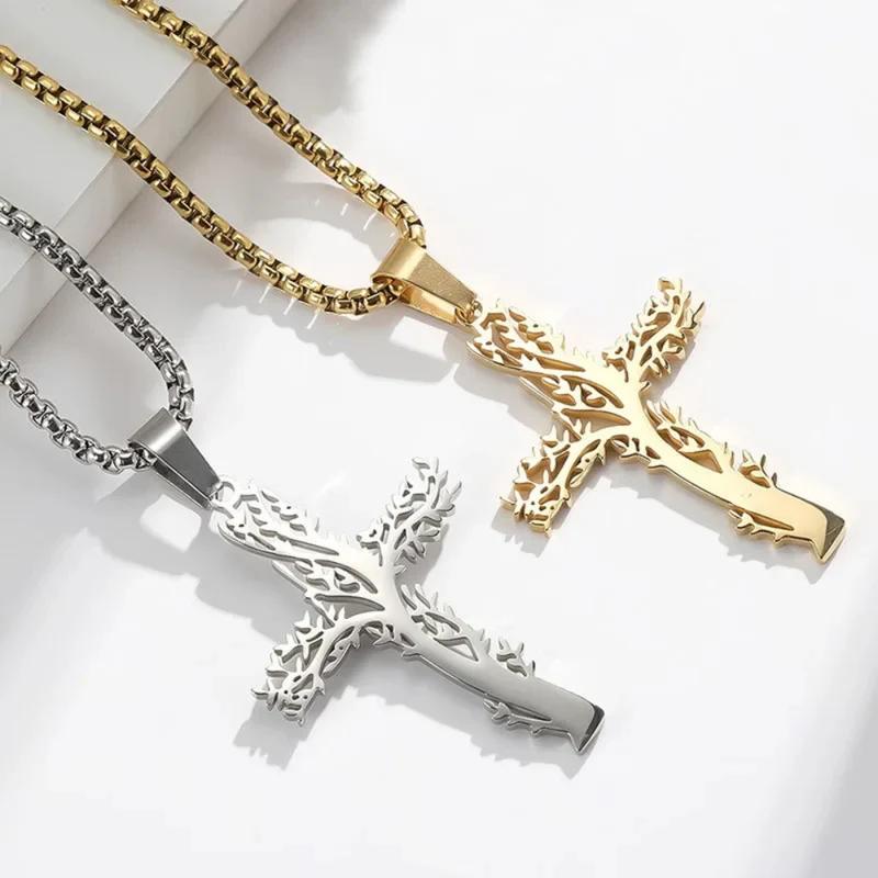 Collier Croix Arbre