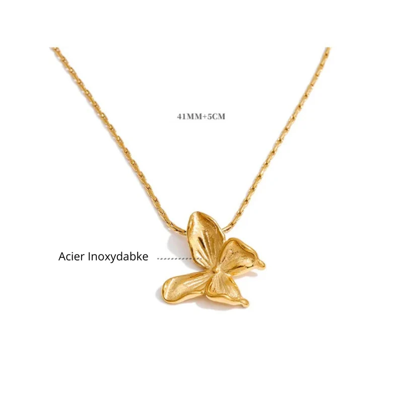 Collier pendentif Papillon