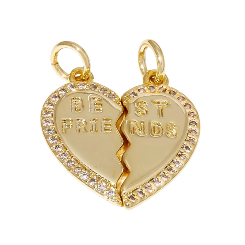 Double Collier Coeur Best Friends