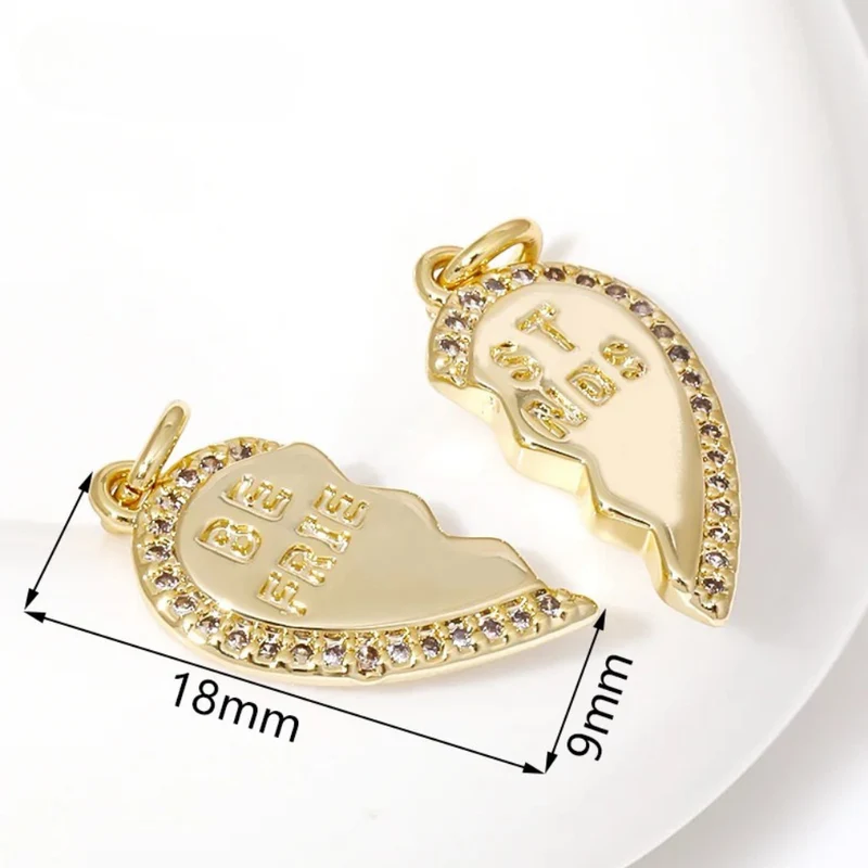 Double Collier Coeur Best Friends