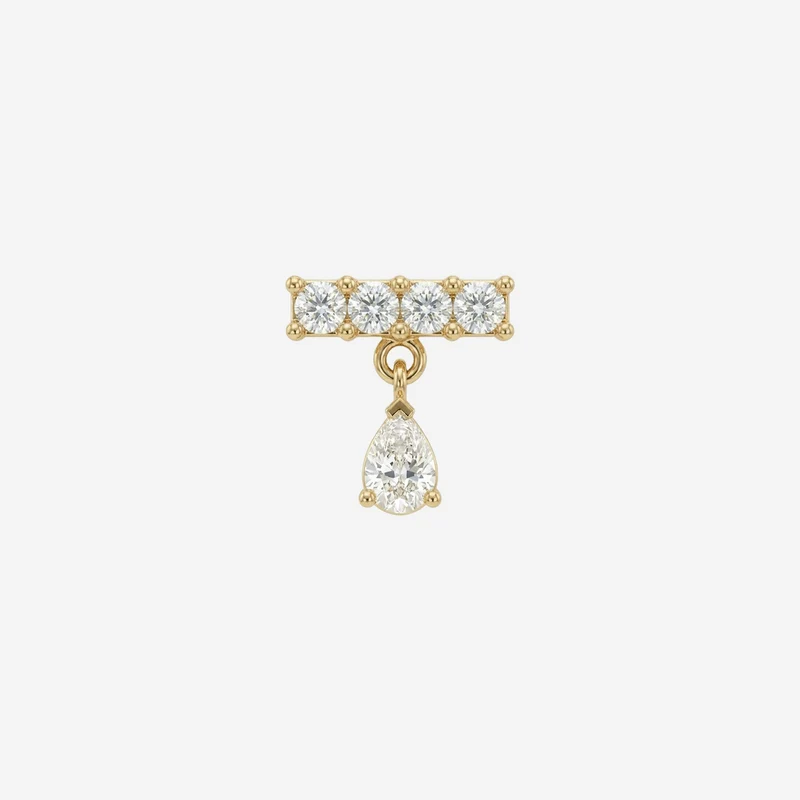 Piercing Goutte Élégant et Délicat (1 pièce)