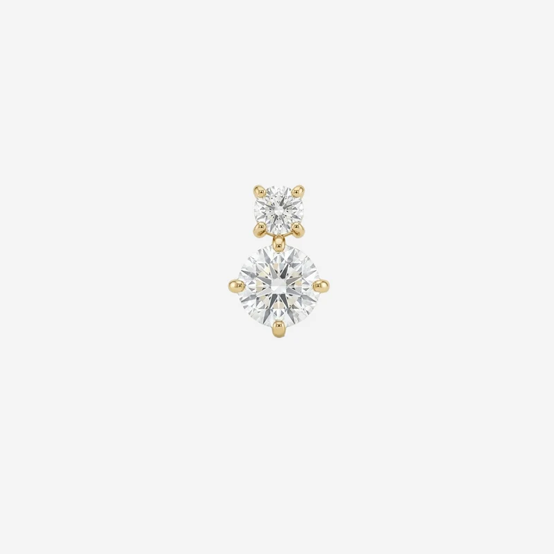 Piercing Double Cristal Élégant et Raffiné (1 pièce)
