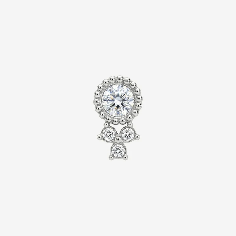 Piercing Cristal Étincelant Élégant (1 pièce)