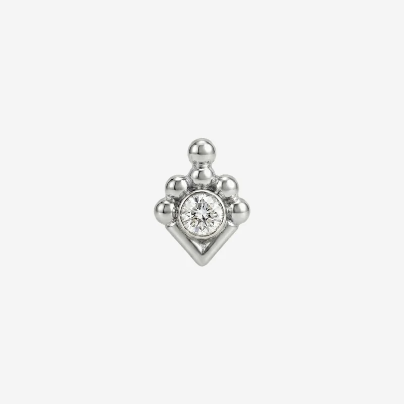 Piercing Bulles Raffiné avec Cristaux (1 pièce)