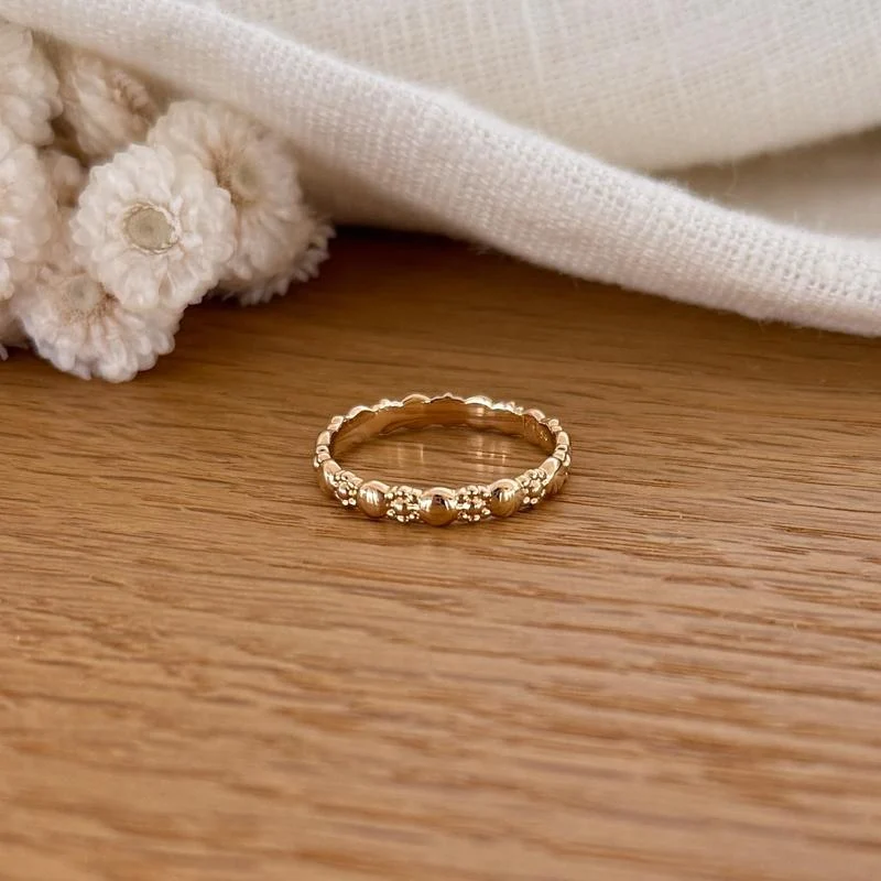 Bague "Felie" plaqué or