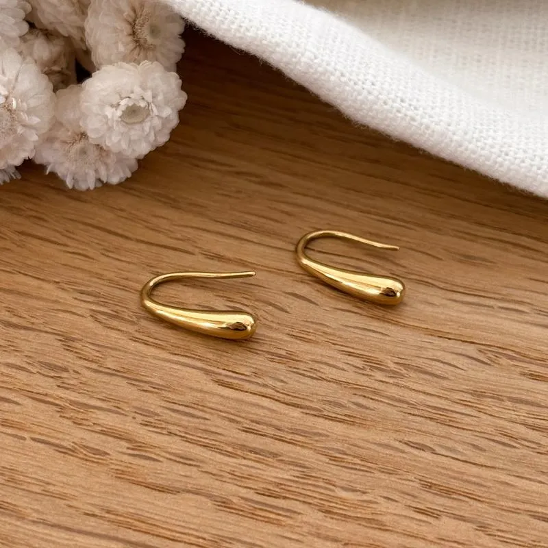 Boucles d'oreilles "Larmy" acier