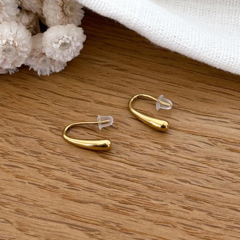Boucles d'oreilles "Larmy" acier