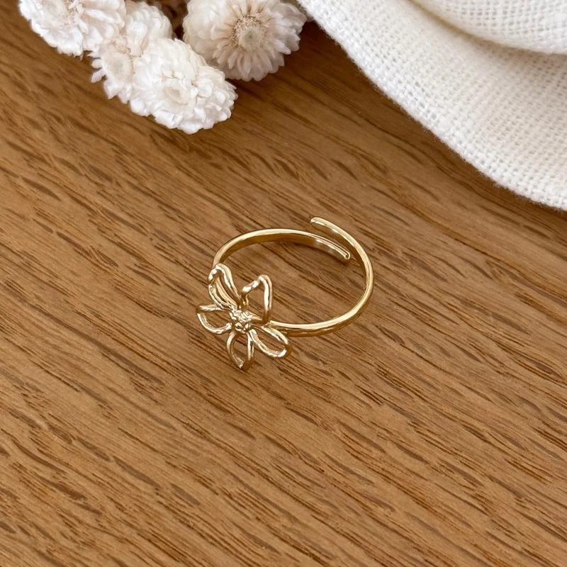 Bague "Eline" acier