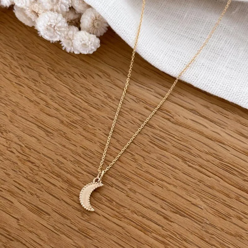 Collier "Lunis" plaqué or