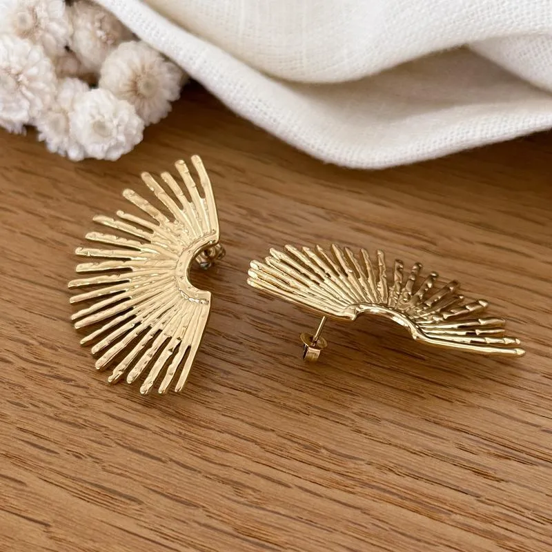 Boucles d'oreilles "Soraya" acier