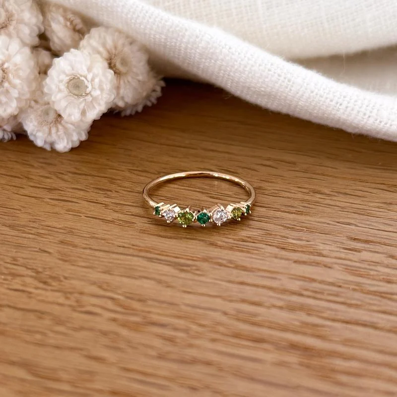 Bague "Verlina" plaqué or