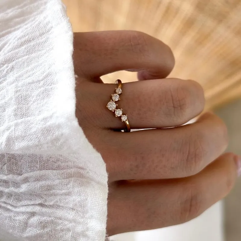 Bague "Victoire" plaqué or
