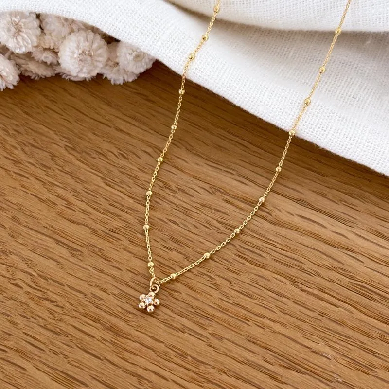 Collier "Eva" plaqué or