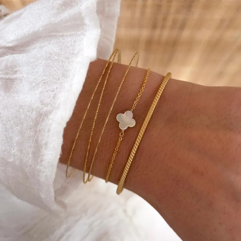 Bracelet "Petra" plaqué or