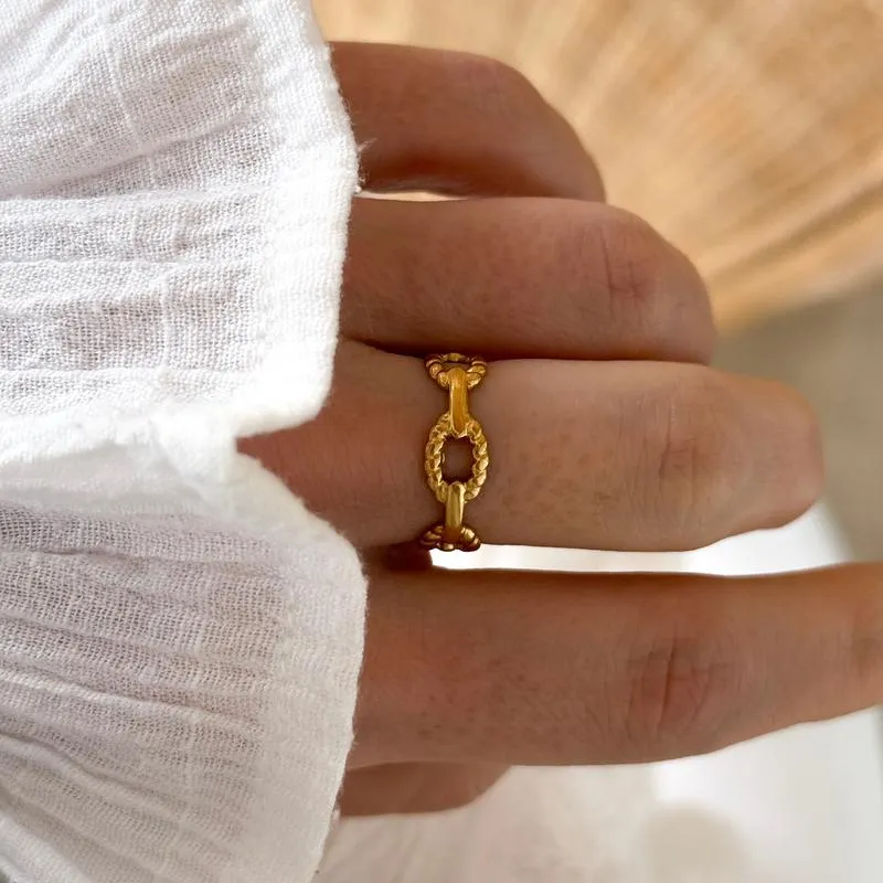 Bague "Rita" acier