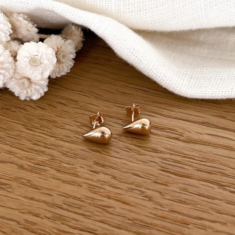 Boucles d'oreilles "Liv" plaqué or
