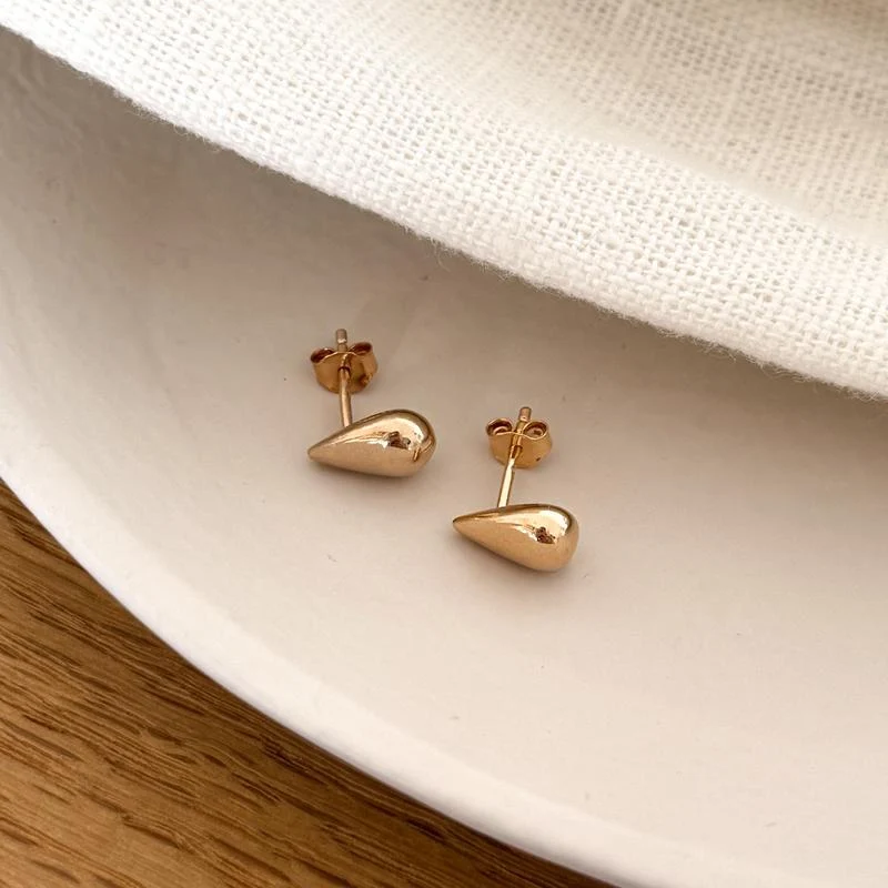 Boucles d'oreilles "Liv" plaqué or